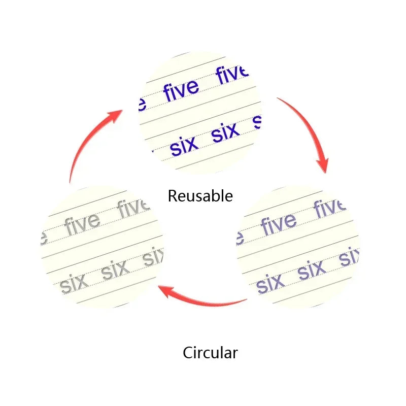 Magic Reusable Handwriting Practice Book